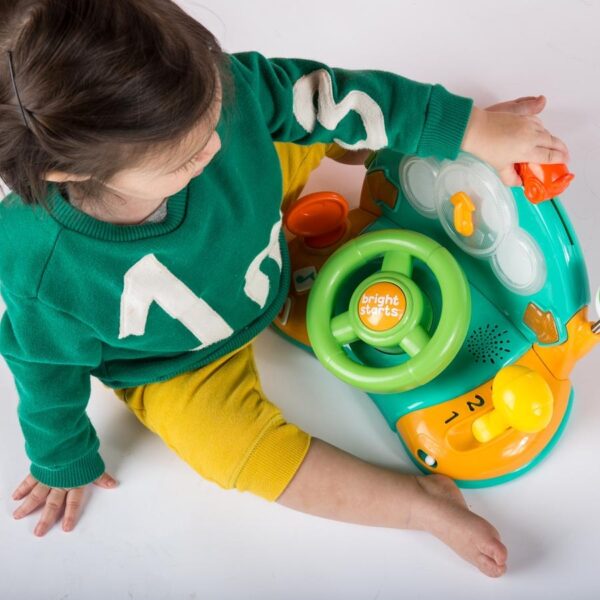 Bright Starts - Jucarie multifunctionala cu volan Lights & Colors Driver™ - imagine 3