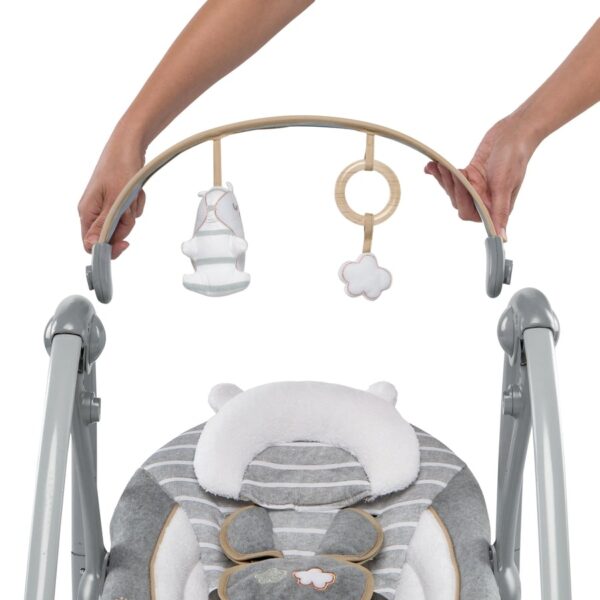 Ingenuity - Leagan portabil Swing 'n Go Portable Swing™ - Bella Teddy™ - imagine 3