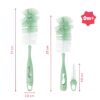Badabulle - Perie de biberoane 2 in 1 verde - imagine 2