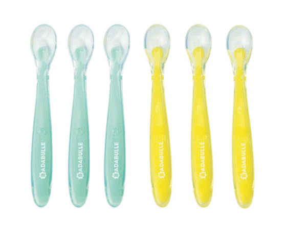 Badabulle - Set 6 lingurite colorate flexibile - imagine 3