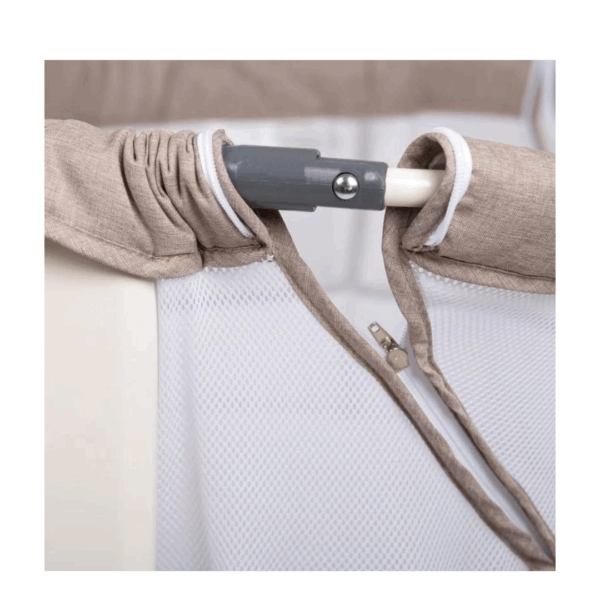 BabyGo - Patut co-sleeper Vivaldi Beige - imagine 2