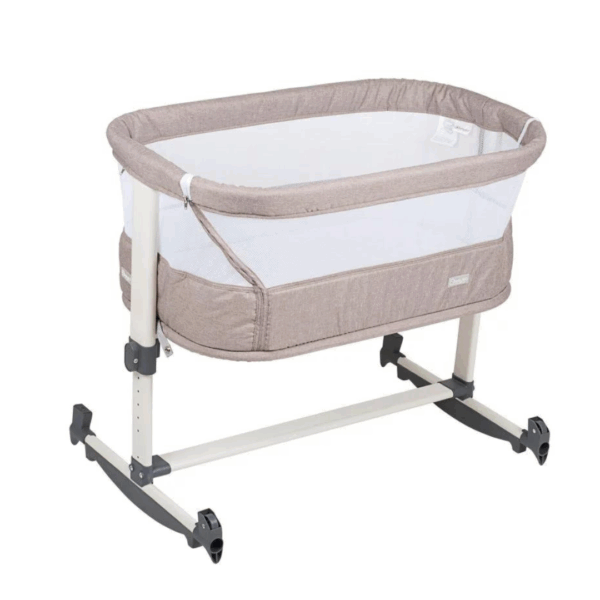 BabyGo - Patut co-sleeper Vivaldi Beige - imagine 4