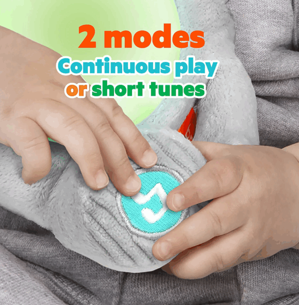 Bright Starts - Jucarie interactiva Hug a Bye Baby Elephant - imagine 2