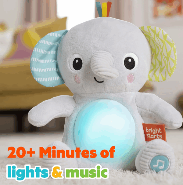 Bright Starts - Jucarie interactiva Hug a Bye Baby Elephant - imagine 3