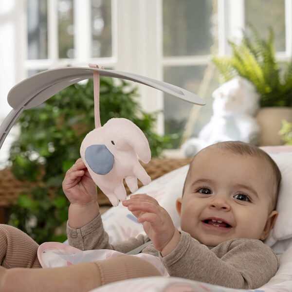 Ingenuity - Leagan si Balansoar Pink Cozy 3 in 1 Pink - imagine 3