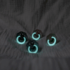 BIBS - Set 2 suzete fosforescente Boheme GLOW Latex, tetina rotunda, 0 luni + - imagine 2