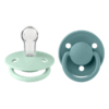 BIBS - Set 2 suzete De Lux Silicon, tetina rotunda, marime universala - imagine 2
