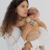 BIBS - Suzeta Colour Latex, tetina simetrica, 6 luni +-Ivory - imagine 3