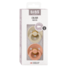 BIBS - Set 2 suzete Colour Latex, tetina rotunda, 0 luni +-Vanilla/Peach - imagine 3