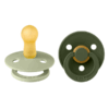 BIBS - Set 2 suzete Colour Latex, tetina rotunda, 6 luni + - imagine 4