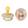 BIBS - Set 2 suzete Colour Latex, tetina rotunda, 6 luni +-Vanilla/Blush - imagine 4