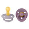 BIBS - Set 2 suzete Colour Latex, tetina rotunda, 6 luni +-Fossil Grey/Mauve - imagine 4