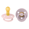 BIBS - Set 2 suzete Colour Latex, tetina rotunda, 6 luni +-Blossom/Dusky Lilac - imagine 4