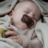 BIBS - Set 2 suzete Couture Silicon, tetina anatomica, 6 luni +-Ivory/Sage - imagine 3
