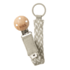 Bibs - Lantisor clip pentru suzeta, Sand/Ivory - imagine 4