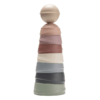 BIBS - Jucaria Turnul Wobbly, Pastel Rainbow - imagine 4