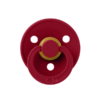 BIBS - Suzeta Colour Latex, tetina rotunda, 0 luni +-Ruby - imagine 4