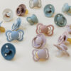 BIBS - Suzeta De Lux Silicon, tetina rotunda, marime universala (0-3 ani)-Black - imagine 2