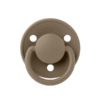 BIBS - Suzeta De Lux Silicon, tetina rotunda, marime universala (0-3 ani)-Dark Oak - imagine 3