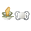 BIBS - Set 2 suzete Fosforescente Couture Glow Latex, tetina anatomica, 6 luni + - imagine 2