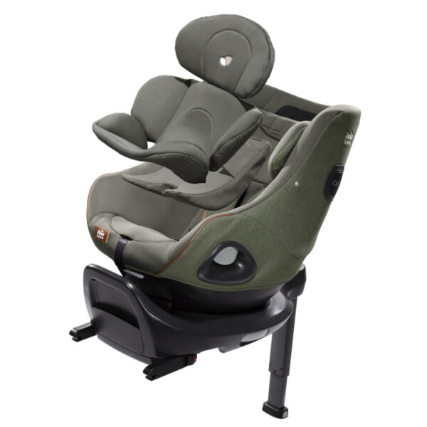 Set scaun auto rotativ i-Size Joie i-Harbour Signature Pine, 40-105 cm + Baza i-Size i-Base Encore, testat ADAC si certificat R129 - imagine 2