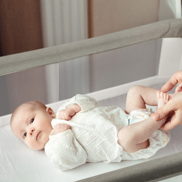 BabyGo - Patut cu cadru din Lemn Goodnight Grey - imagine 3