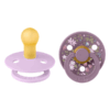 BIBS x LIBERTY - Set 2 suzete Colour Chamomile Lawn Latex, tetina rotunda, 0 luni+ - imagine 3