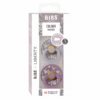 BIBS x LIBERTY - Set 2 suzete Colour Capel Latex, tetina rotunda, 0 luni+-Fossil Grey/Mauve - imagine 2