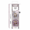 BIBS x LIBERTY - Set 2 suzete Colour Capel Latex, tetina rotunda, 6 luni+-Fossil Grey/Mauve - imagine 2