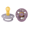 BIBS x LIBERTY - Set 2 suzete Colour Capel Latex, tetina rotunda, 6 luni+-Fossil Grey/Mauve - imagine 4