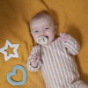 BIBS- Jucarie de dentitie in forma de steluta, Blush - imagine 3