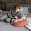 Doomoo - Perna pentru alaptat 2 in 1 Softy Tetra Jersay Terracotta - imagine 3