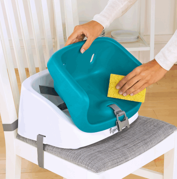 Ingenuity - Booster Toddler SmartClean, Peacock Blue - imagine 3