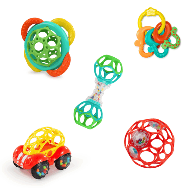Bright Starts - Set cadou cu 5 jucarii Soothers & Shakers - imagine 2