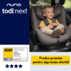 Nuna - Set Scaun auto rotativ i-Size TODL next Cedar, 40-105 cm + Baza isofix BASE next i-Size pentru TODL next, testat ADAC - imagine 2
