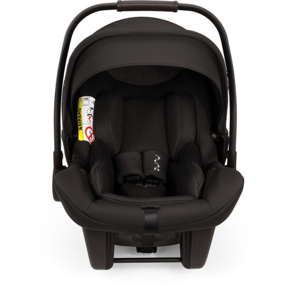 Nuna - Scoica auto i-Size PIPA Lite Caviar, nastere - 83 cm, certificata R129 - imagine 2