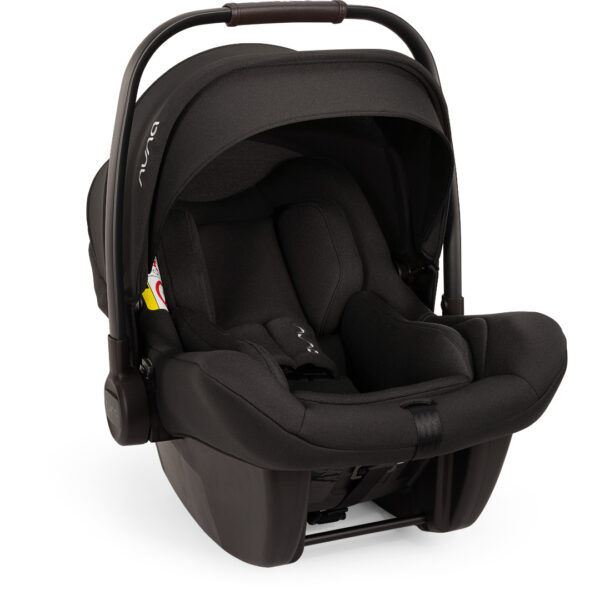 Nuna - Scoica auto i-Size PIPA Lite Caviar, nastere - 83 cm, certificata R129 - imagine 3