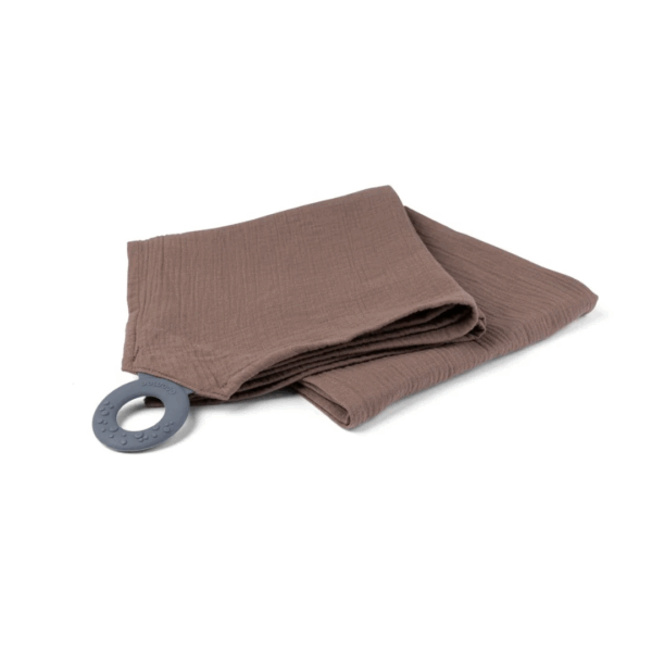 Doomoo - Esarfa pentru alaptat multifunctionala din bumbac organic Mom’n Play Chocolate - imagine 2