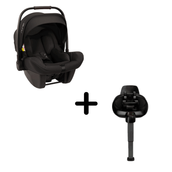 Nuna - Set scoica auto i-Size PIPA Lite Caviar R129 + Baza isofix BASE next i-Size pentru PIPA Lite, testata ADAC - imagine 4