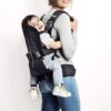 BabyBjorn - Marsupiu anatomic One, cu pozitii multiple de purtare Denim grey, Bumbac - imagine 4