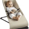 BabyBjorn - Balansoarul Balance Soft Black/Dark Gray, Bumbac - imagine 4