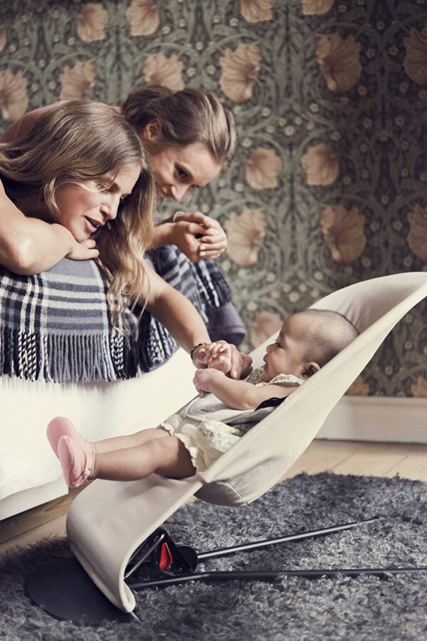 BabyBjorn - Balansoarul Balance Soft Dark grey, Bumbac-Tricot - imagine 4