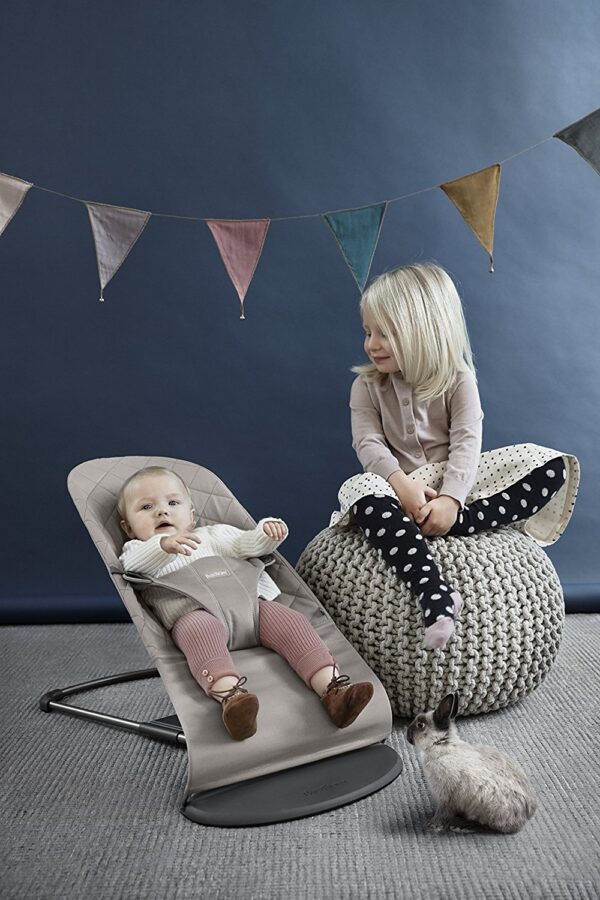 BabyBjorn - Balansoar Bliss Sand Grey, Bumbac - imagine 4