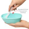 Skip Hop - Set de calatorie pentru hranire (bol + lingurita) - Soft turcoaz - imagine 3