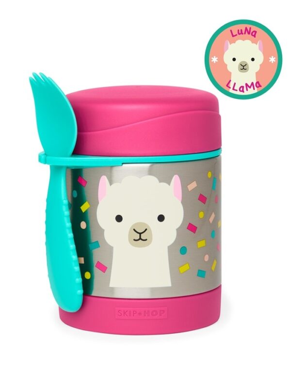 Skip Hop Recipient pentru mancare Zoo – Lama - imagine 3