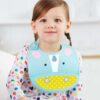 Skip Hop Bavetica de silicon Fold & Go Zoo - Unicorn - imagine 4