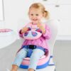 Skip Hop Bavetica de silicon Fold & Go Zoo - Fluture - imagine 5