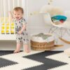 Skip Hop Covoras de joaca puzzle - Geometric Playspot, Negru / Bej - imagine 4