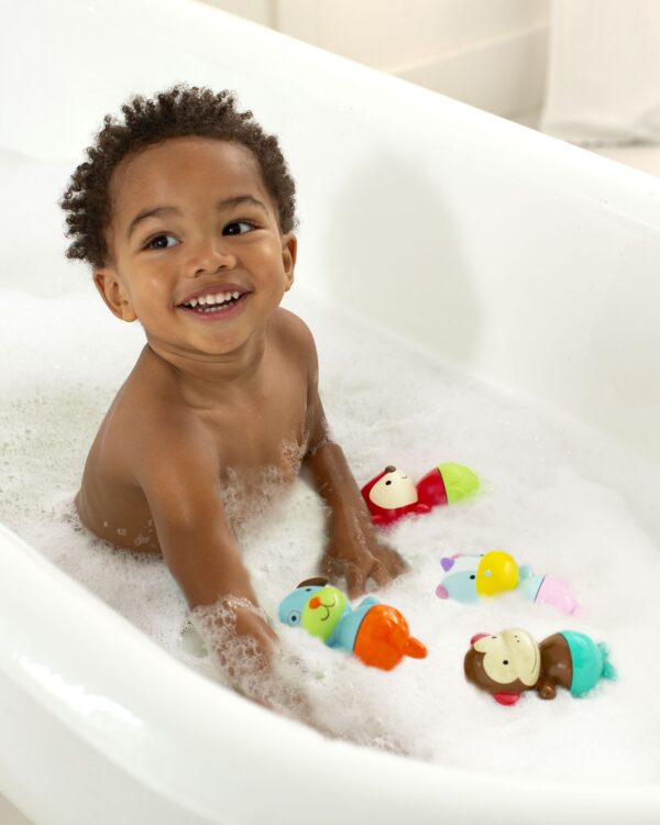 Skip Hop Jucarii ZOO pentru baie - Unicorn / Vulpe - imagine 3