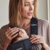 BabyBjorn - Marsupiu anatomic Mini, cu multiple pozitii de purtare, Anthracite/Leopard, 3D Mesh, Editie Limitata - imagine 3